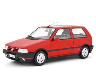 Fiat Uno Turbo i.e. 1.4 1990 ROSSO Laudoracing 1:18 Resinemodell (Türen, Motorhaube... nicht zu öffnen!)